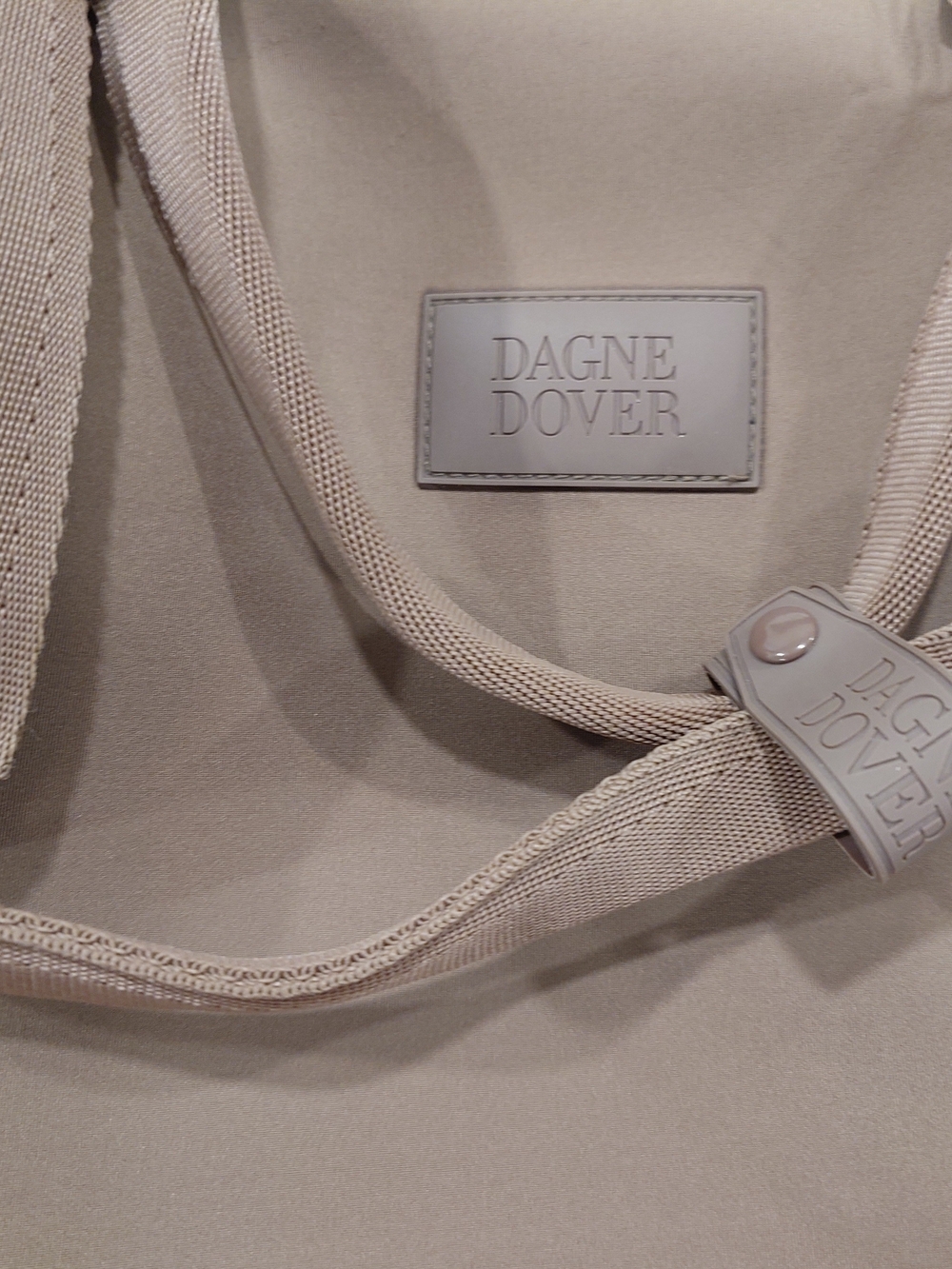 Dagne Dover Landon Women’s Tote Bag in Light Taupe Size Large